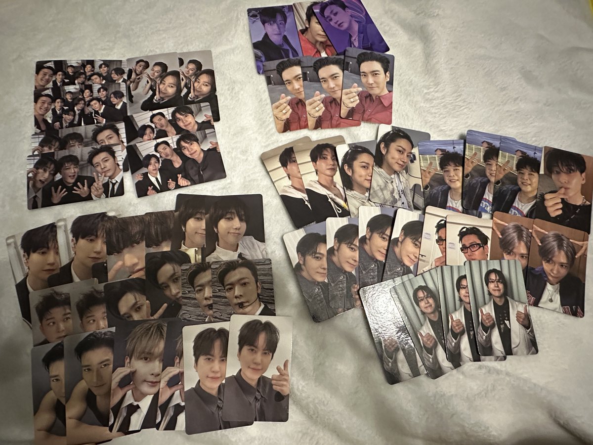 Ambaksing #6 poca pulls. Got lucky with multiple dups of my biases.😍 

#SUPERJUNIOR #ExpressMode #SuperJunior25