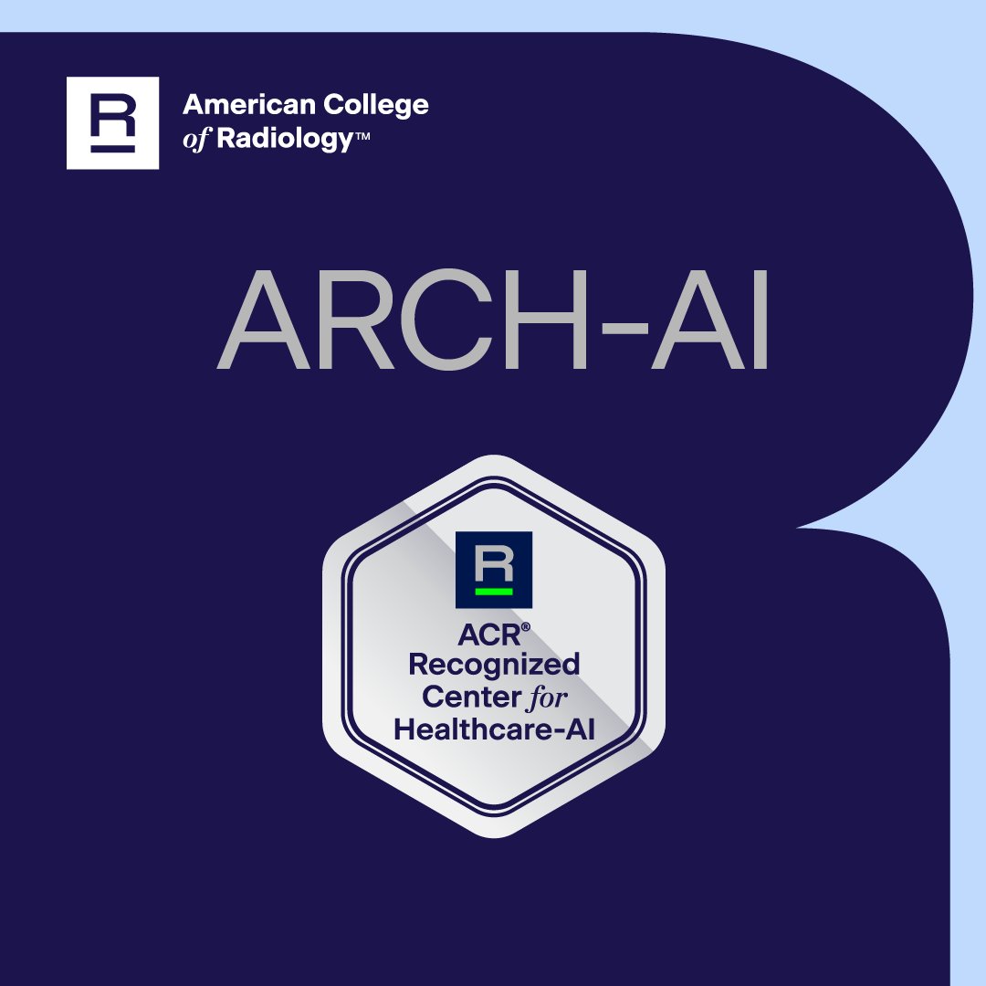ACRDataSci's tweet photo. Across healthcare, leaders are asking:

✔️ How do we prepare for accreditation?
✔️ How do we scale AI responsibly?
✔️ How do we align with best practices?

That’s why ACR built ARCH-AI. 

Learn more 🔗 https://t.co/IqyA8JLCdV https://t.co/gTEGnFbj19