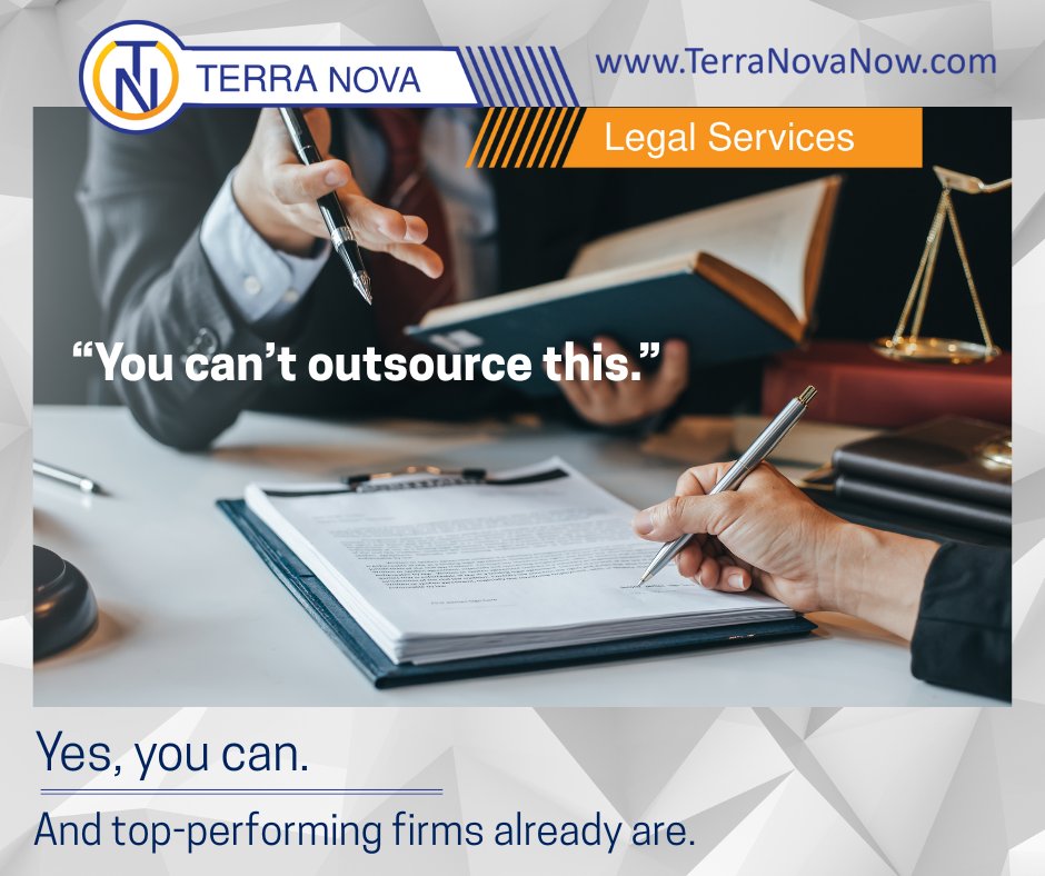 Ask us what’s working for your competitors.

TerraNovaNow.com

#CompetitiveEdge #LegalOutsourcing #TranscriptionWins
#ClearDocs #TerraNovaNow