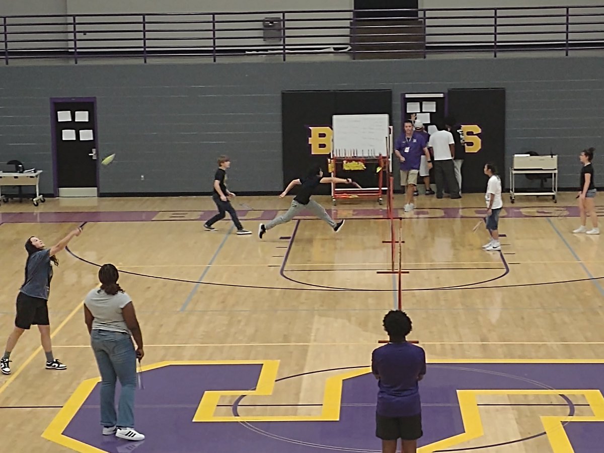 SmyrnaBulldog's tweet image. It’s PE Badminton Tournament time at SHS! Who will win out in the end? Check back to see our champions announced later this week. #onlyoneSHS