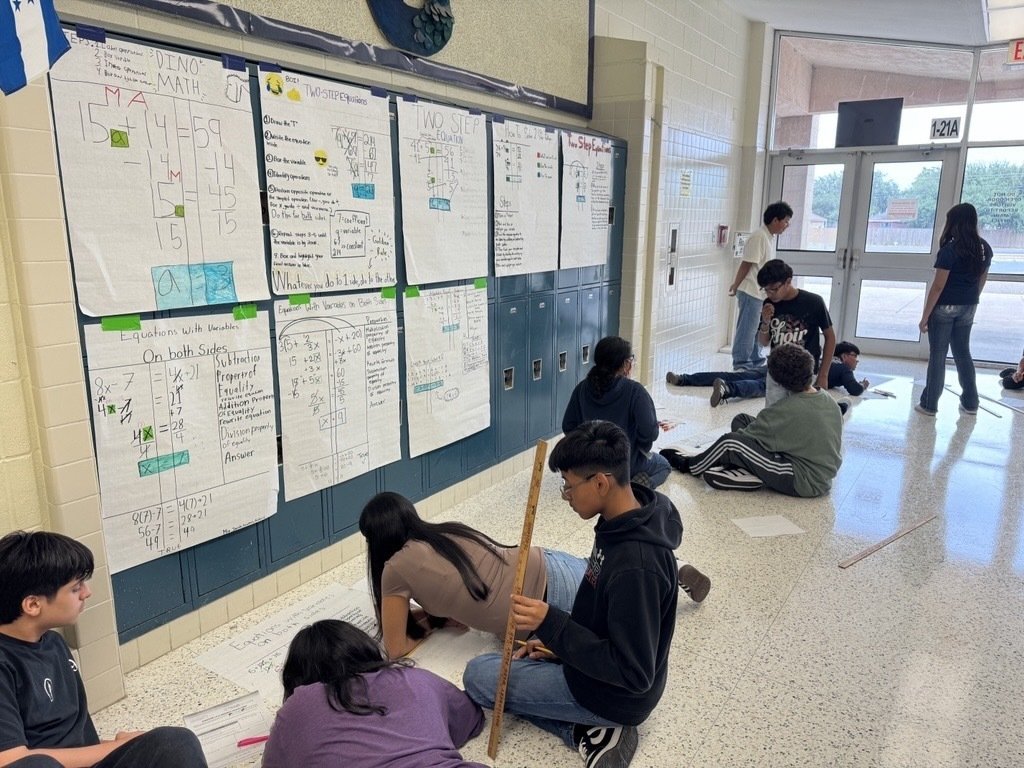 deleon046's tweet image. Last week... IB Students Worked Collaboratively to Change Linear Equations to Proof Format. #AcceleratedMath #IB #ATLSkills #LionPride