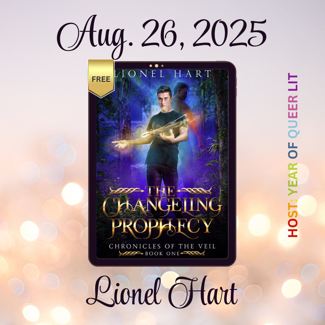 lionelhart_'s tweet image. I&apos;m participating in the Year of Queer Lit book blast today! 🥳 You can get my book The Changeling Prophecy entirely free today 8/26: books.lionelhart.ink/changeling
And check out all participating LGBTQ books for free or 99c at yearofqueerlit.wordpress.com 🎉
#freebooks #freebookalert