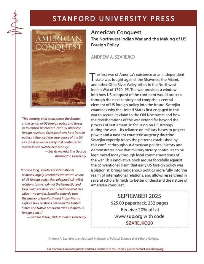 Andrew Szarejko (@szarejko) on Twitter photo My book drops on September 30, and <a href="/stanfordpress/">Stanford Press</a> has a promo for 20% off. You can preorder here: sup.org/books/politics… My book drops on September 30, and <a href="/stanfordpress/">Stanford Press</a> has a promo for 20% off. You can preorder here: sup.org/books/politics…