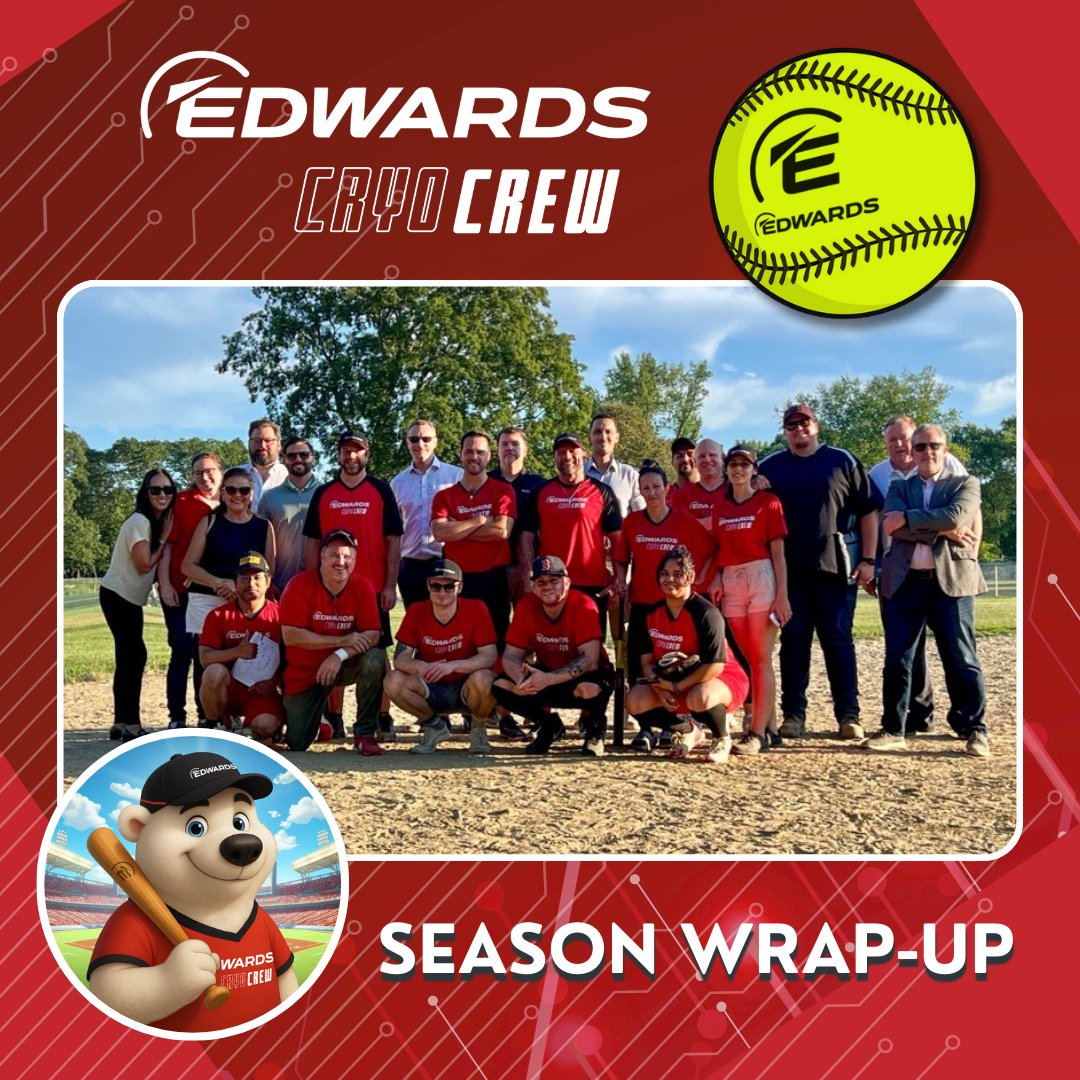 EdwardsVacuum's tweet photo. Thanks to our dedicated players (and fans) for making this another enjoyable softball season, full of great team spirit and positive employee fellowship. We doubled the number of wins from last season and already look forward to next year. Thanks to both Edwards and the Atlas Copco organizations for their continued and unwavering support. See you next season!