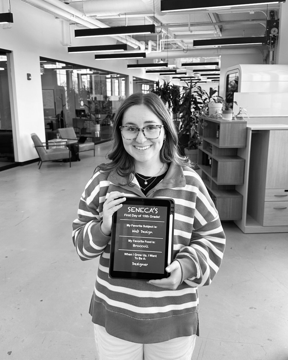 BootstrapVT's tweet image. Happy first day of classes to our intern, Seneca!! Don&apos;t worry, she&apos;ll still be around at Hula and working with the Bootstrap team, just taking some time to get back to class @ChamplainEdu 

Check out her First Day of School &quot;chalkboard&quot; - any other broccoli lovers on here?!