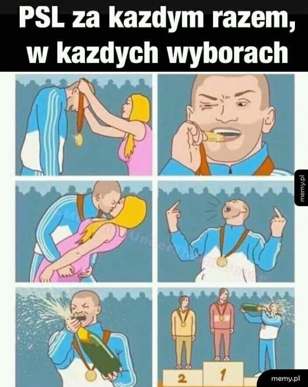 Chyba przypomniał sobie memy, w których PSL zawsze znajdzie sobie koalicjanta po wyborach.