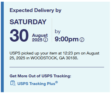 BrianTheVol's tweet photo. @USPS this is why y'all are constantly needing bailouts. It takes you 5 days to deliver a small envelope from north Atlanta to Nashville. @eBay you should switch to @UPS or @FedEx or @DHLUS 
#USMail https://t.co/bPum5SV28g