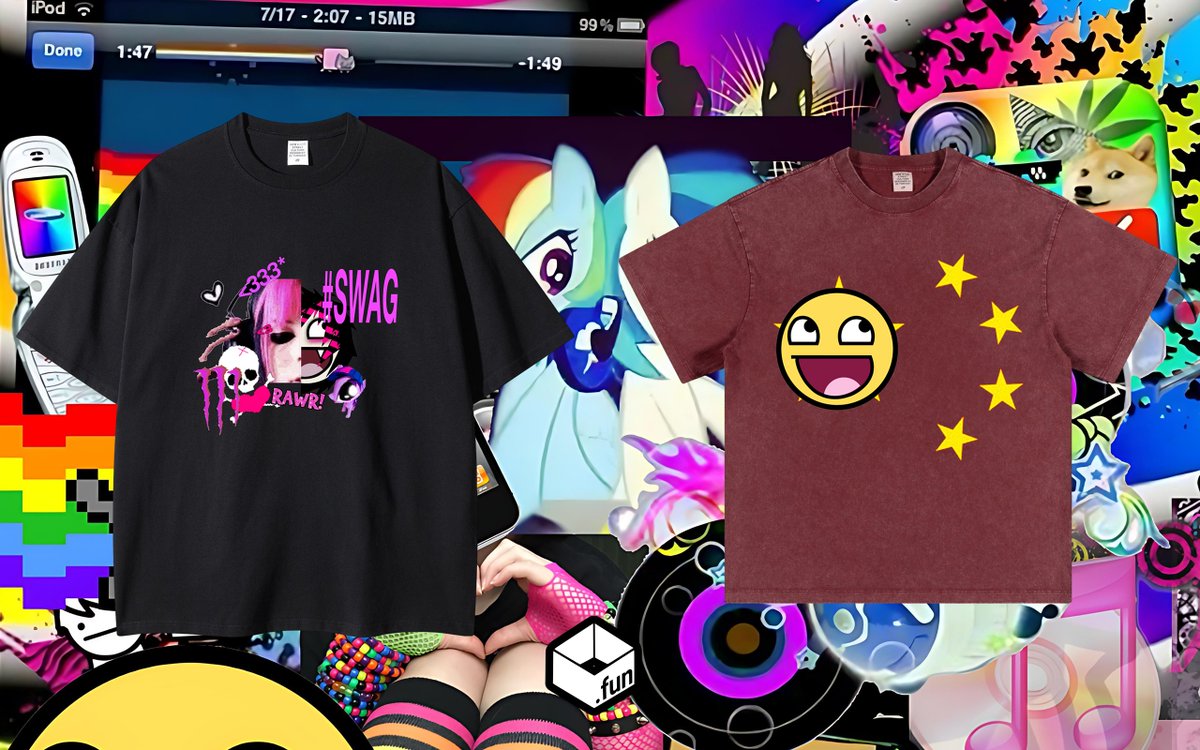 Remember the times you blasted Skrillex on your MP3 while riding the bus?

$EPIC merch available now on storefun // <a href="/epicfacedotfun/">EPIC</a>