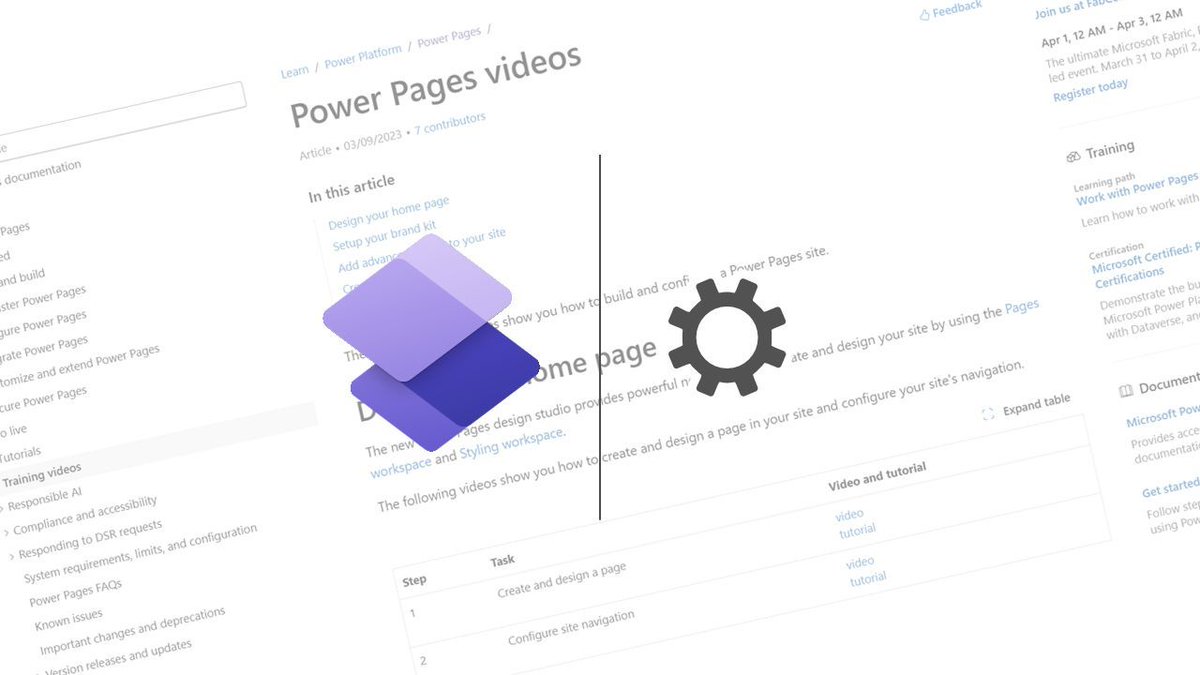 michelcarlo's tweet image. Want to get started with #PowerPages and don&apos;t know where to begin?

Check this great selection of training videos on #MSLearn👇👇👇

💡Get started on website design and management, lists &amp;amp; forms, managing permissions for pages &amp;amp;tables. 

🔗learn.microsoft.com/en-us/power-pa… #PowerPlatform