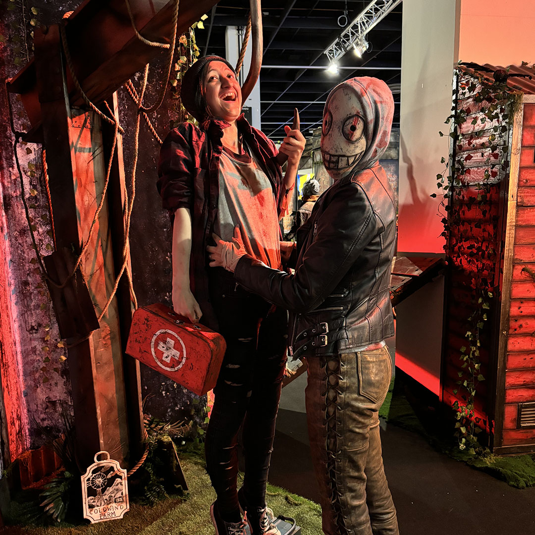 DeadbyDaylight's tweet image. Thank you to everyone who stopped by the Dead by Daylight-themed booth in the Cosplay Village at #Gamescom last week!

💬 If you've got pictures to share, drop them in the comments!