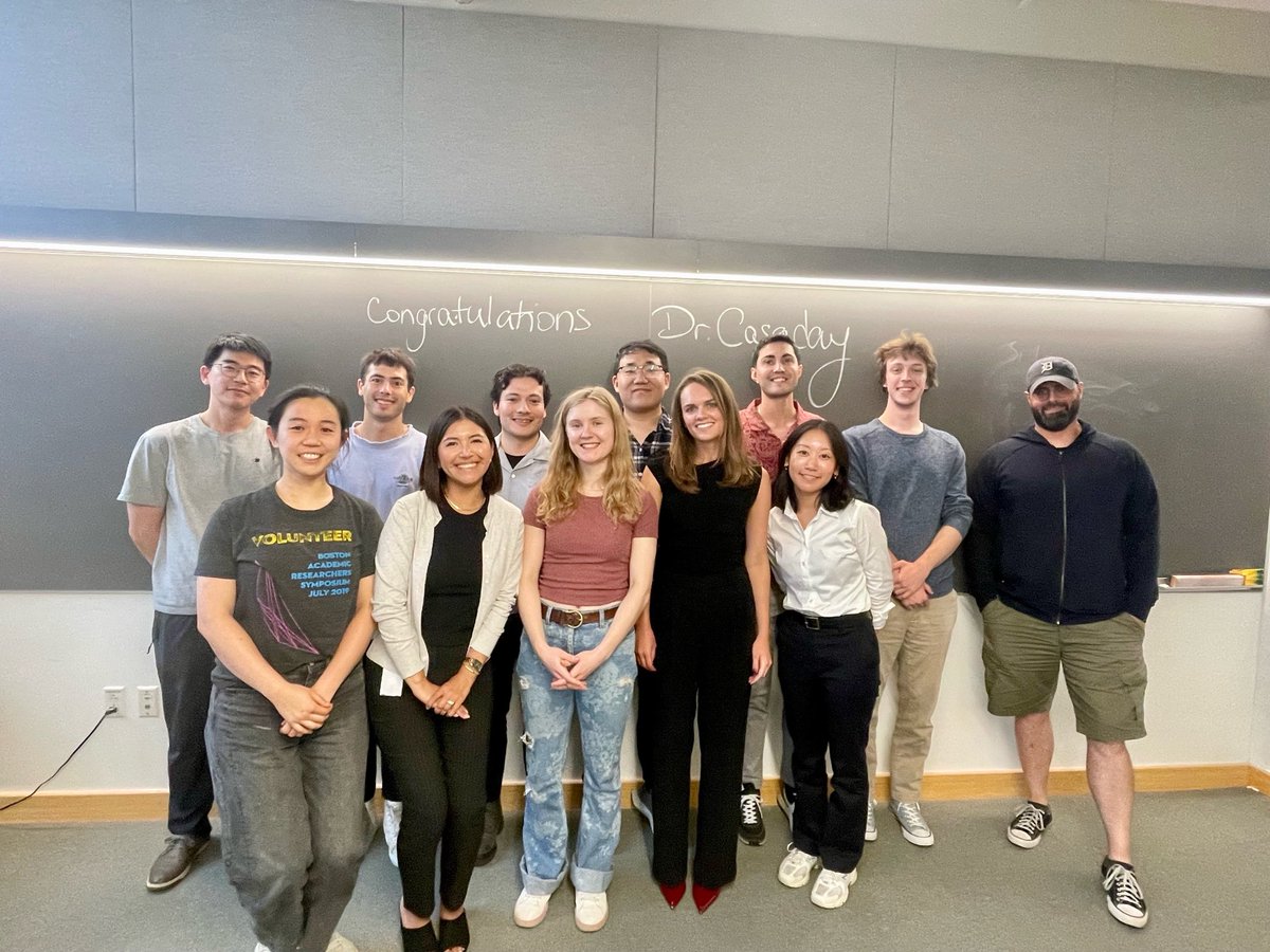 Congratulations to Dr. Claire Casaday! Last week, she became the newest member of the Betley Alumni after defending her thesis titled “Resolving Crystallographic Disorder in Heterobimetallic Clusters via Resonant X-ray Diffraction.” She’s off to work at SLAC starting this fall!