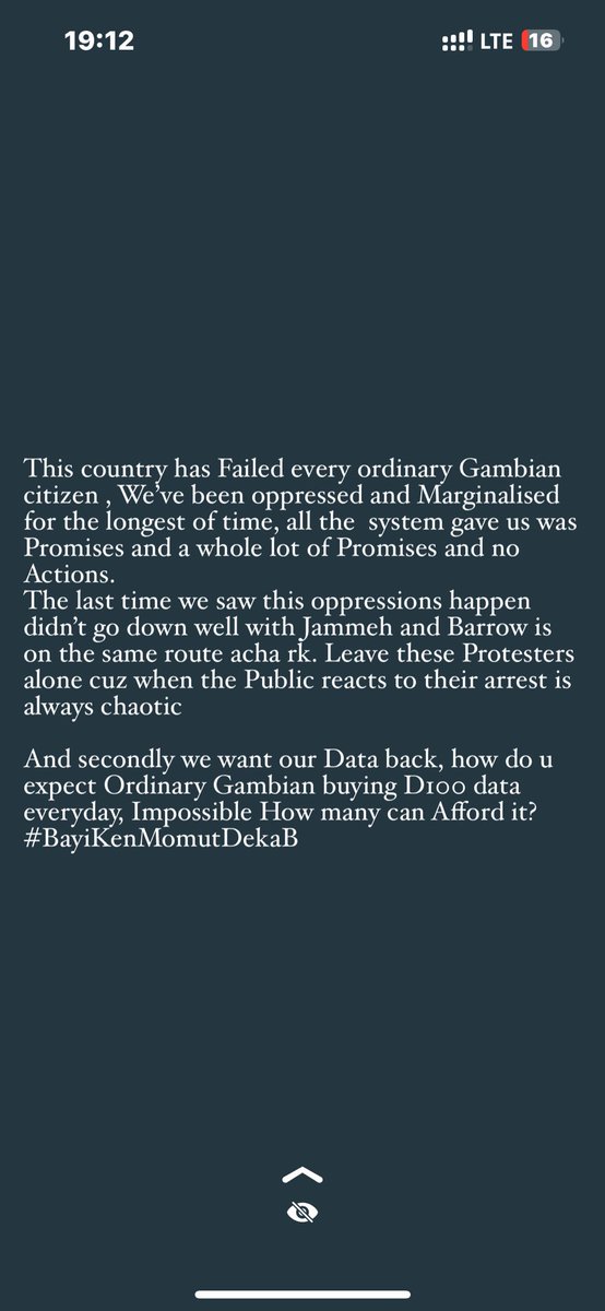 #FreetheYouths
#Gambia
#wecandobetter