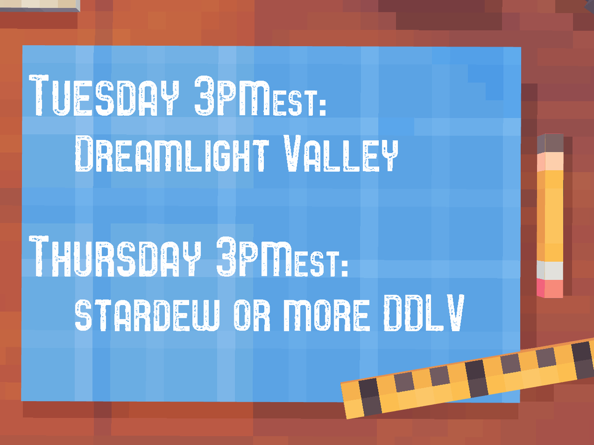 Streams this week~