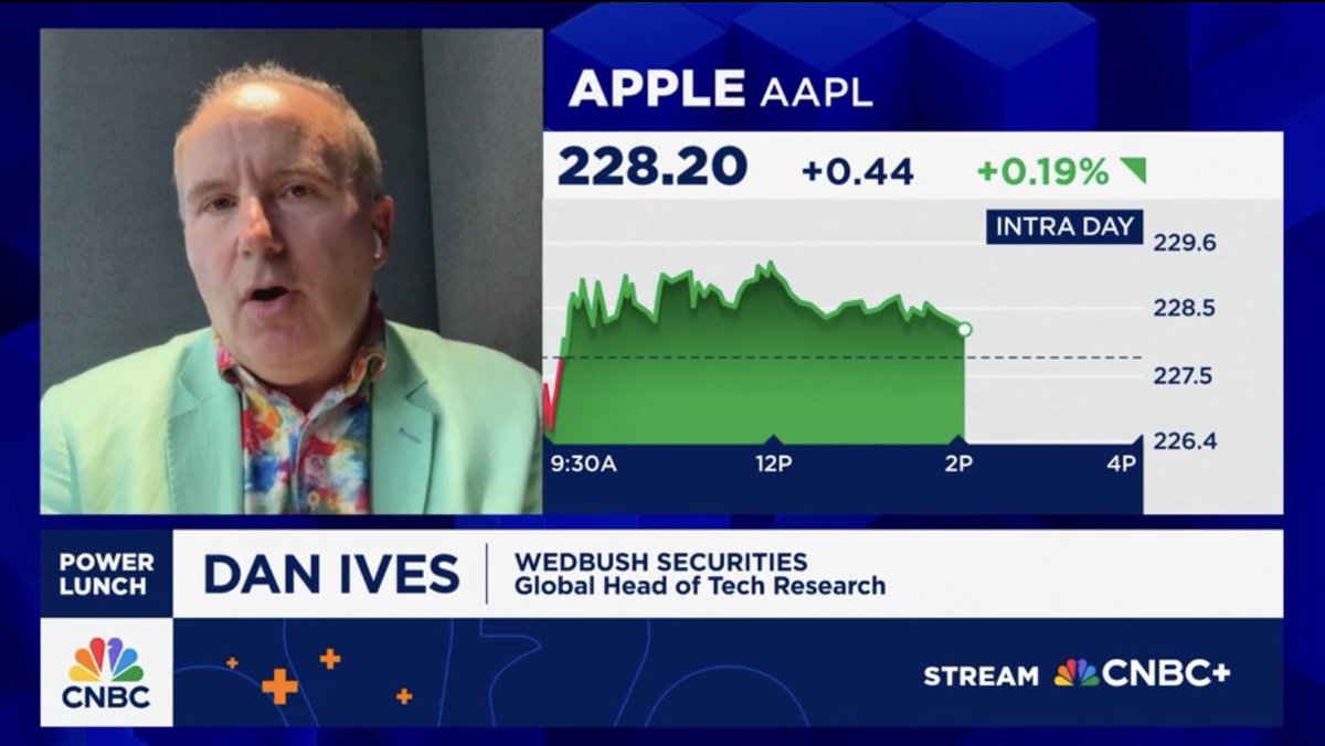DivesTech's tweet image. Great to be on @PowerLunch with @SullyCNBC discussing what to expect from the Godfather of AI Jensen and Nvidia this week as well as the Musk vs Apple battle royale lawsuit 🏆🔥🐂🍿📺🥊👇🍎 @CNBC @CNBCtech 

cnbc.com/video/2025/08/…