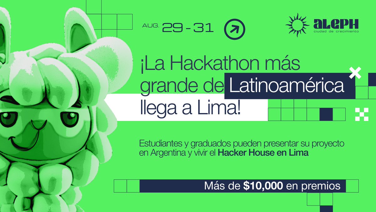 Sabías que desde una hackathon nació Dapper Labs , hoy valorada entre US $2 mil millones y hasta US $2.6 mil millones tras rondas de inversión multimillonarias.

Hoy puedes tú crear el siguiente gran proyecto, con acceso a:

🏅+US $10 000 en premios
✈️ Becas a Devconnect