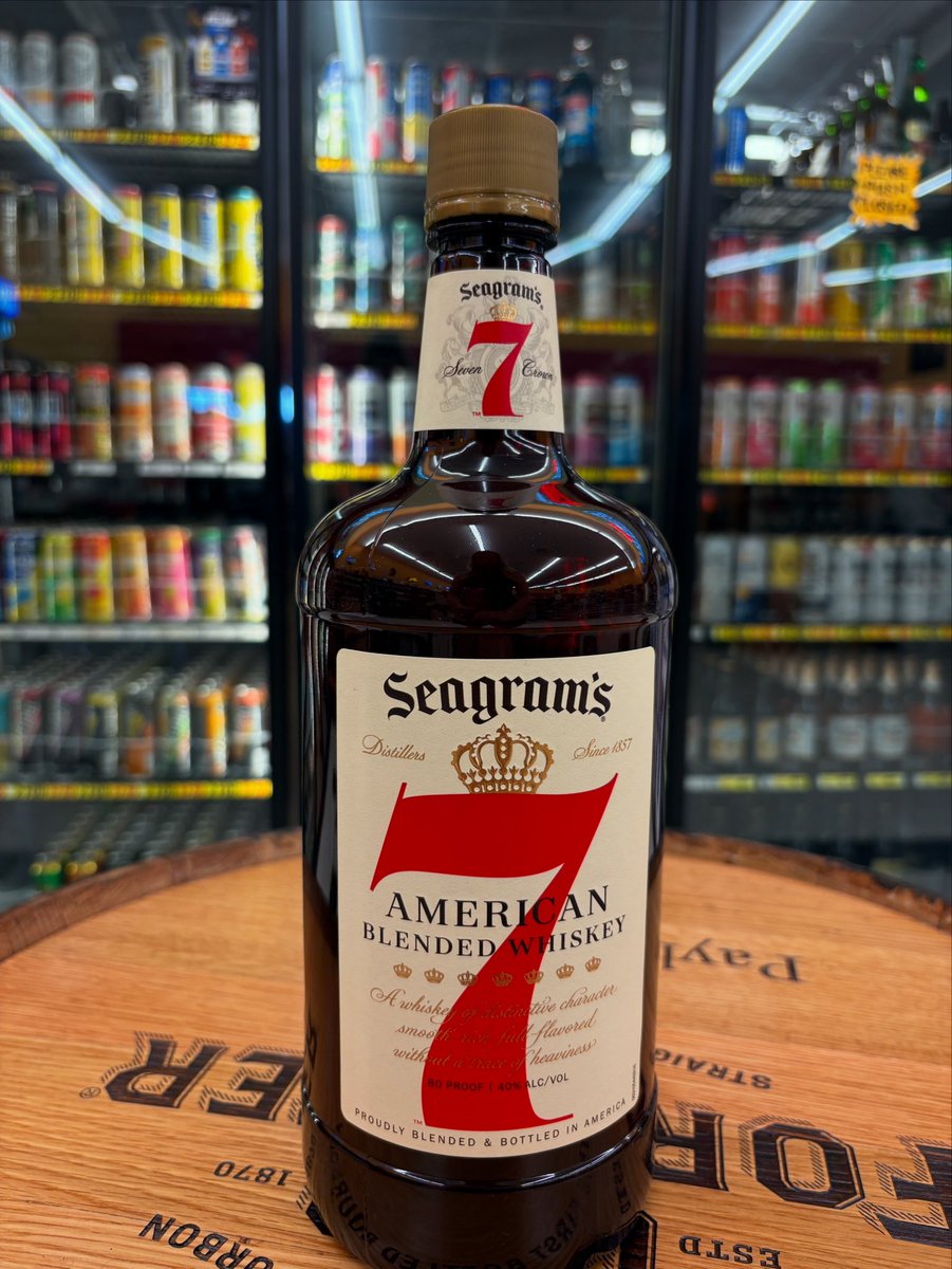 Start the week strong 💪: Seagram’s 7 1.75L only $19.99 👀