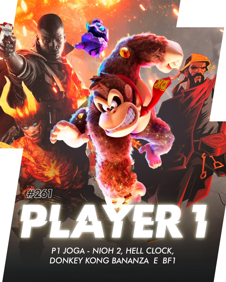 ⏭NOVO EPISÓDIO

Nosso tradicional quadro de recomendações te convida a destruir cenários atrás de bananas, lutar com espadas, ajudar em combates de campo aberto e a fomentar o mercado nacional de games! 🎮

🎶 OUÇA AGORA open.spotify.com/episode/6fQdiu…

🖼️ Capa por <a href="/Uvrido/">Bem-te-Vrido | P1 e Indiretando</a>