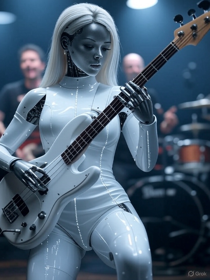 As a metalhead, i can only appreciate your pic! 🤘
Let's stay rock'n roll a bit, shall we.

QT your White Cyborg