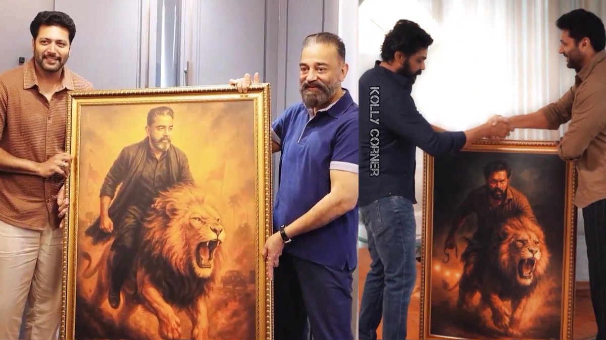 kollycorner's tweet photo. Vikram & Dilli With Leo 🦁🔥
Gifted by RaviMohan 👏 https://t.co/e0Y26mhKp8