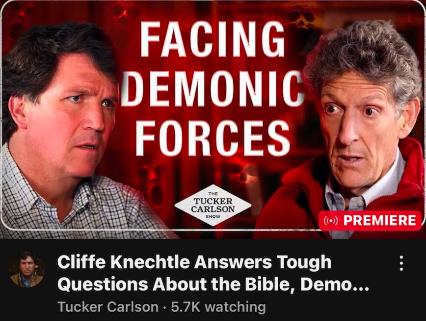 KhalidAHaaziq's tweet image. #TuckerCarlson #CliffeKnechtle Answers Tough Questions About the #Bible, #Demons, Israel,... youtu.be/KI9sn4esE84?si… via @YouTube