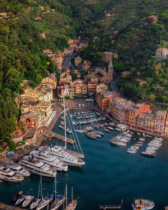 What is the most beautiful place you have seen in your travels?  

I will go first: Portofino, Italy