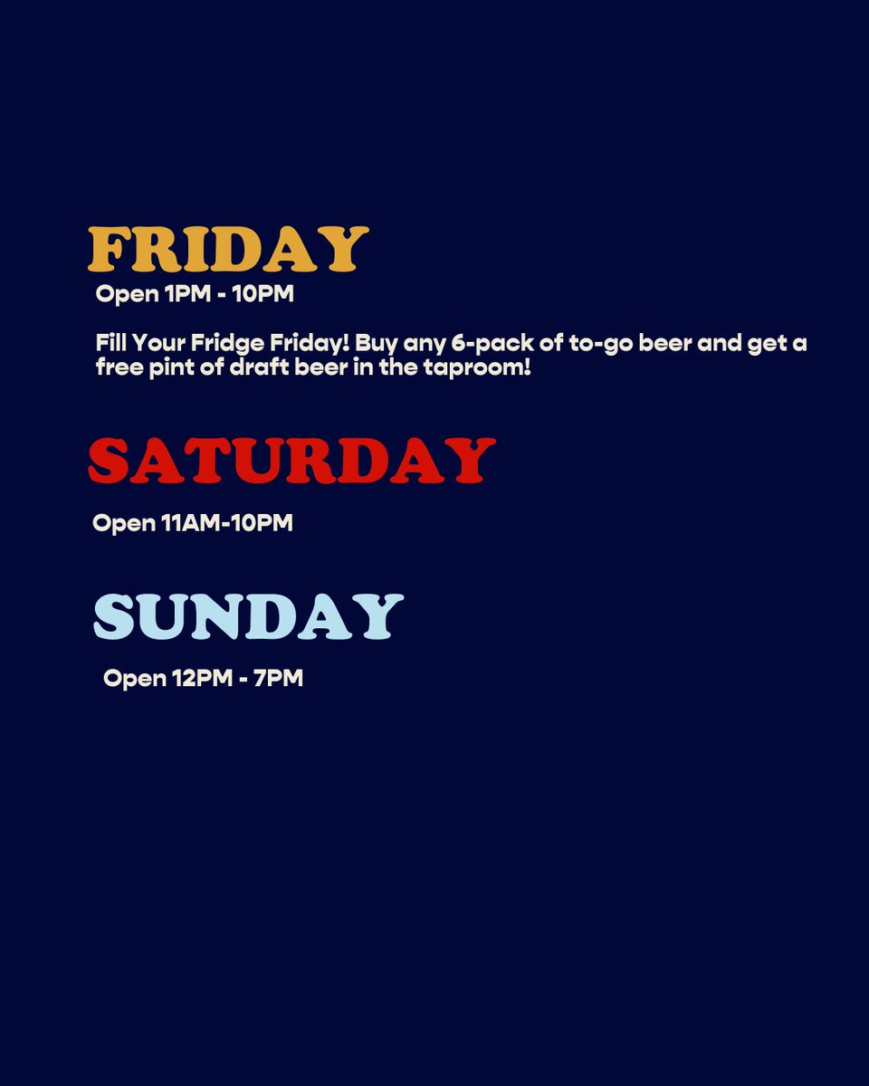 Happy Monday, we've got an exciting week ahead, come visit us!