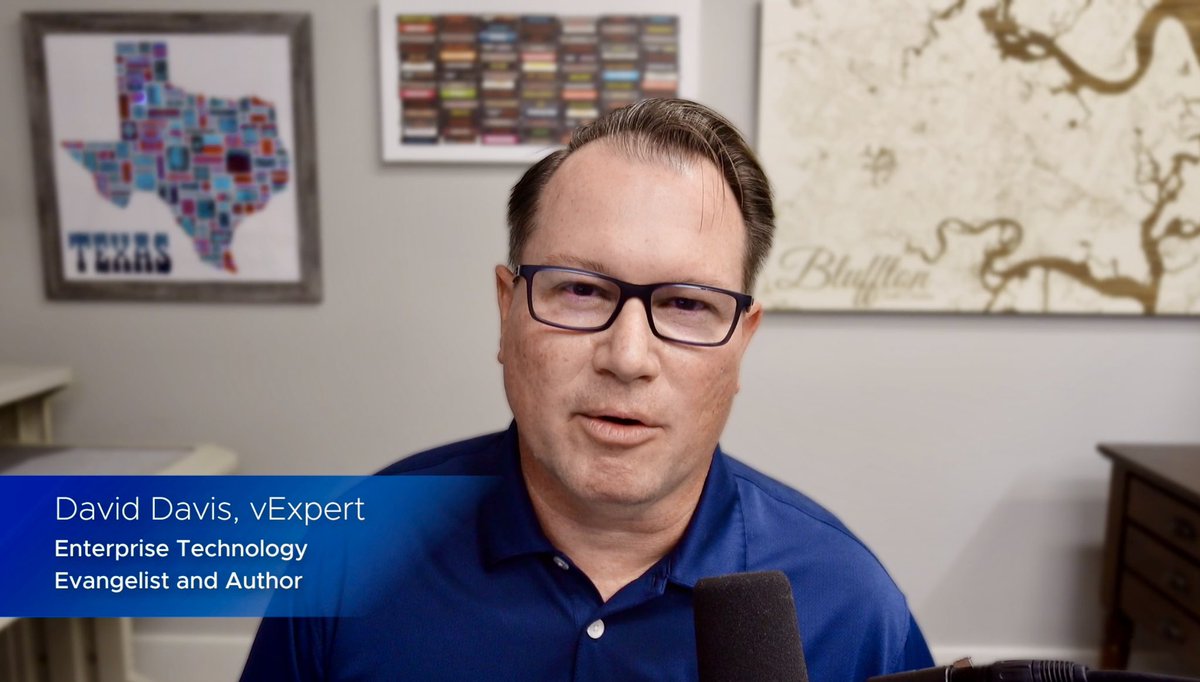 davidmdavis's tweet image. Watch for me tomorrow on the @VMwareExplore general session keynote, last video before it kicks off in the #vExpert interviews! #VMware #vmwareexplore