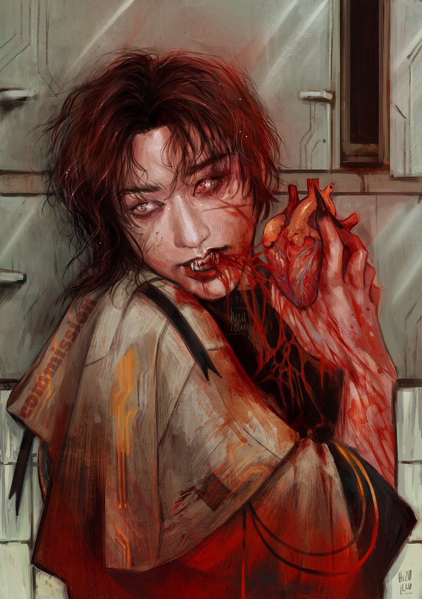 Tw blood gore
Long time no see, may I present u with this Jisung comm i did this month