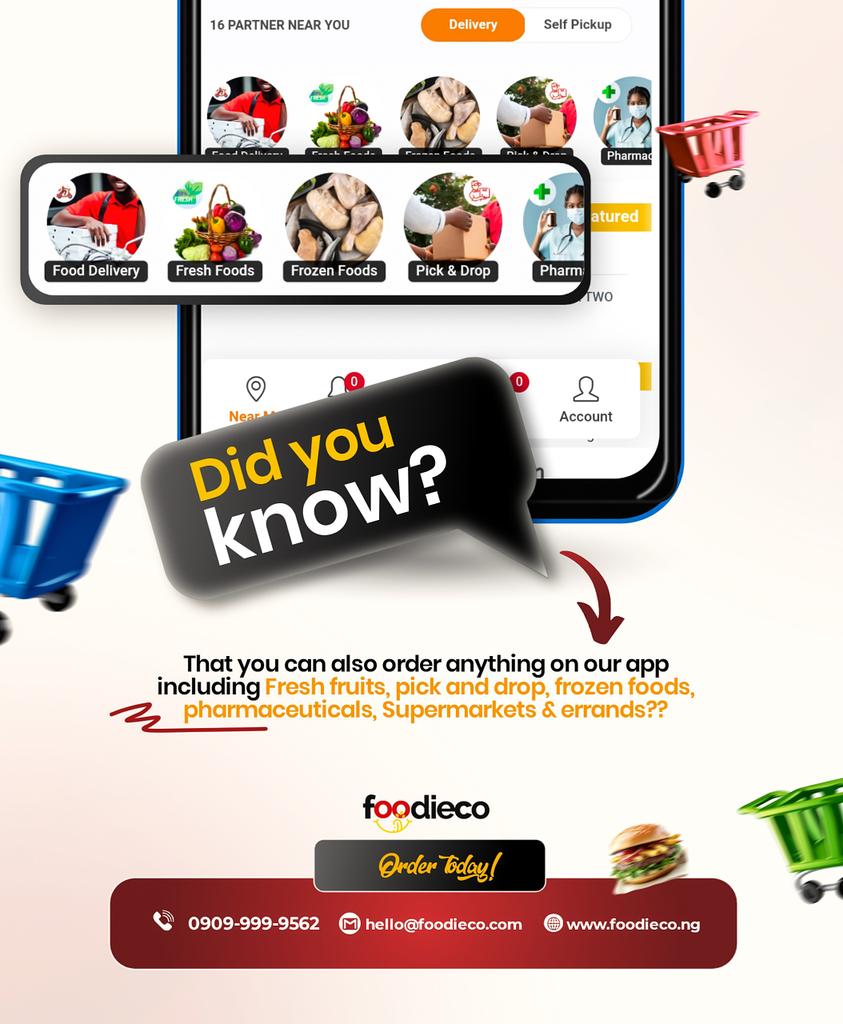 ada45749's tweet photo. Visuals without strategies is just entertainment.Strategy gives a design voice with simplicity.
A recent design I made for Foodieco delivery company that shows some app features to their audience.
Ready to elevate your brand today with high strategic designs??  Let's talk! https://t.co/WJKxYLldjX
