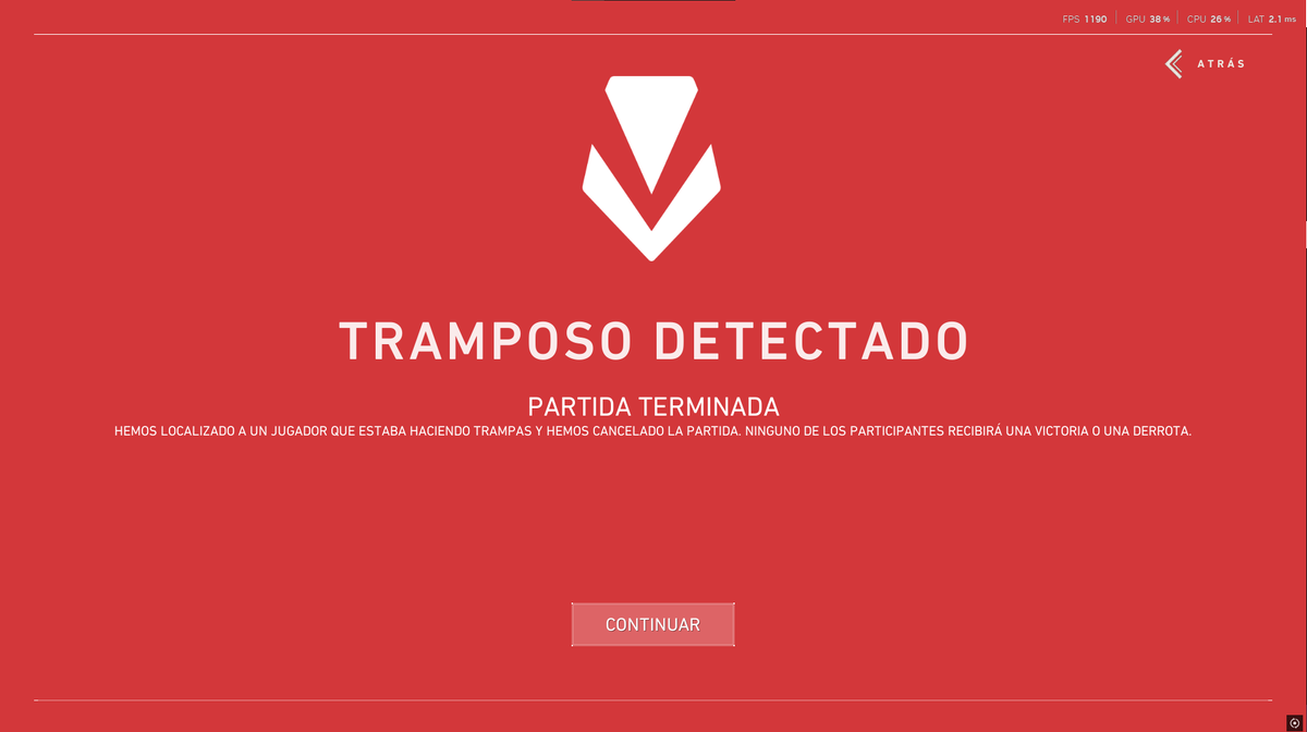 PARA UNA QUE IBAMOS A GANAR NOS SALTA UN PUTO CHETO CUANDO VAMOS 12-3