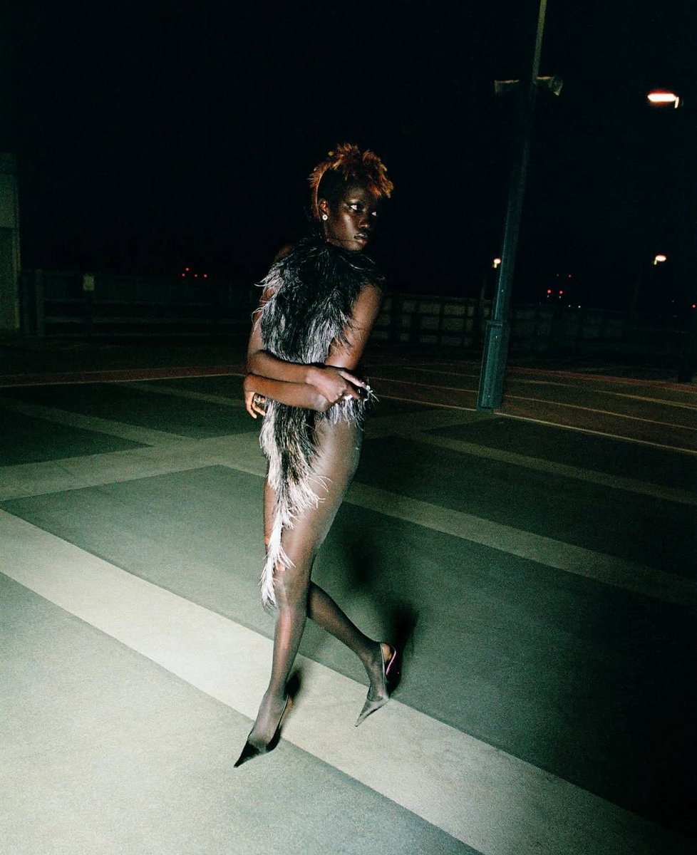 Anok Yai for Perfect Magazine Issue 9. Photographed by Thibaut Grevet + Styled by Jahleel Weaver