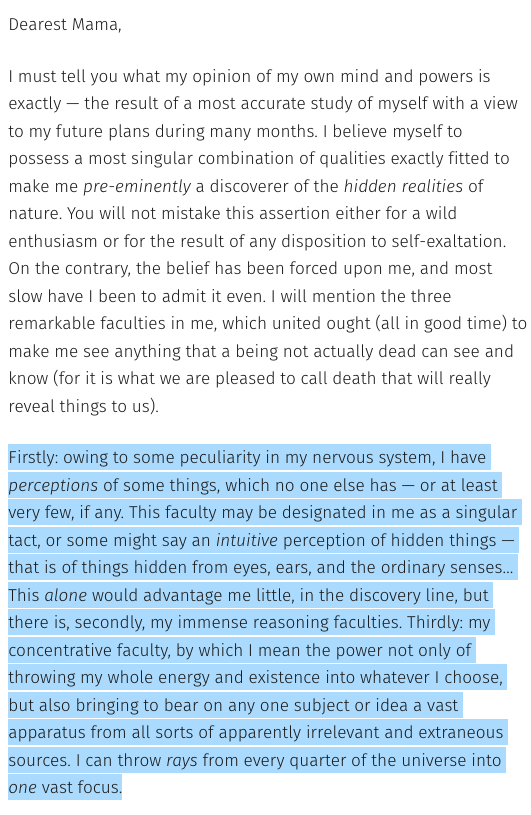 _lennoxomondi's tweet image. I was teaching my students today about the life of Charles Babbage, Ada Lovelace, David Hilbert, Friedrich Gödel,  Alan Turing and John Von Neumann.

There was something interesting about their lives, and Ada puts it so well in a letter she writes to her mother, Annabella