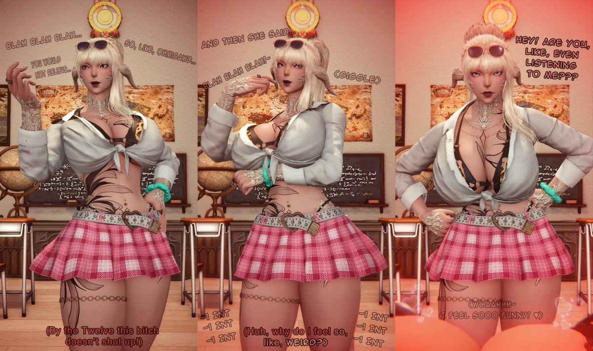 Gotta be careful around Mizuki, her yapping is liable to drain your brain...