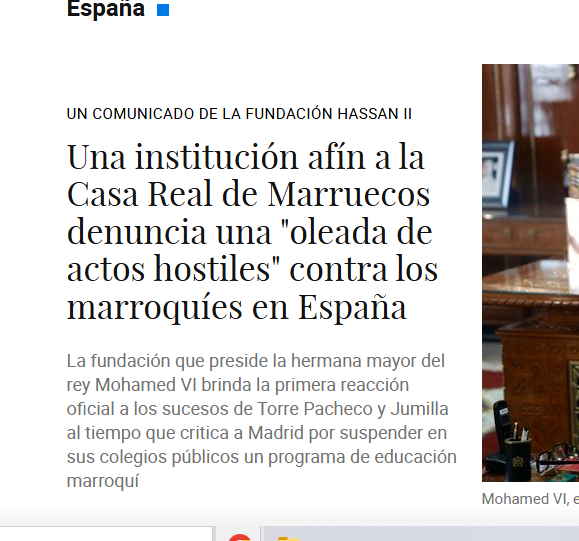 Me podéis decir que actos hostiles contra los marroquís ha habido tras las protestas en Torrepacheco? Porque actos hostiles contra los españoles por parte de marroquis ha habido bastantes: Desde una menor prendida fuego en canarias, una cajera de una gasolinera con quemaduras