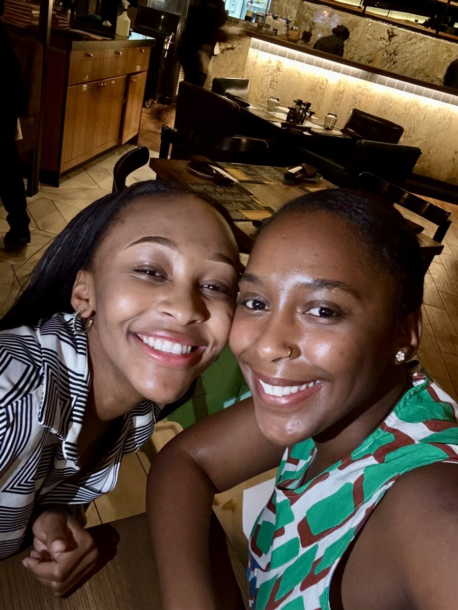 Girls night with my little sister and my niece❤️
Ingane may’fane nomamkhulu wayo🌈