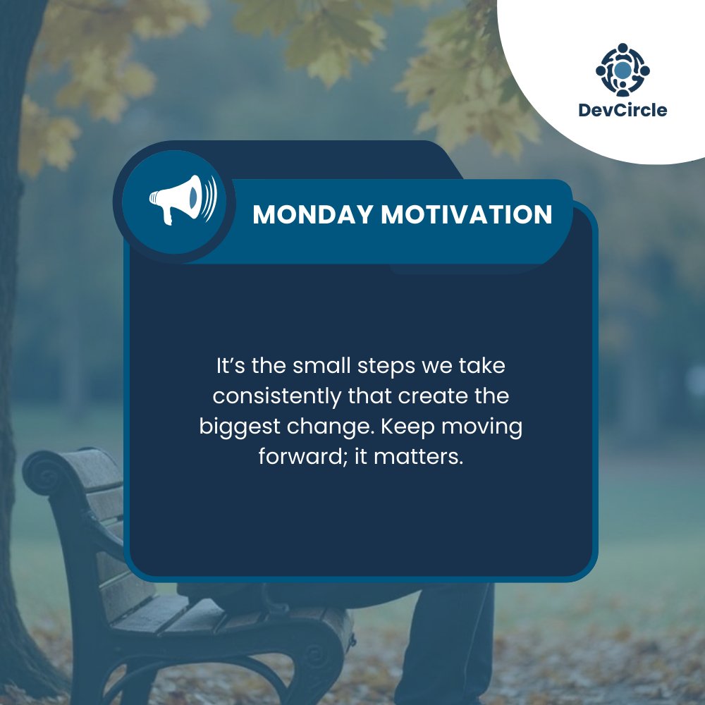 devcircleuk's tweet image. Mondays are not the end of the weekend, but the beginning of new possibilities, another week to be progressive.

#DevCircleUK #BuildInfluence #TechForGood #SocialImpact #InclusionMatters #DigitalEmpowerment #MondayMotivations #CommunityBuilders #NewWeekImpact