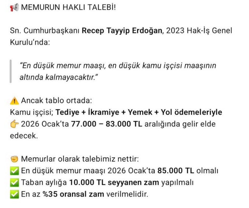 #MemurlarıBitirdiniz