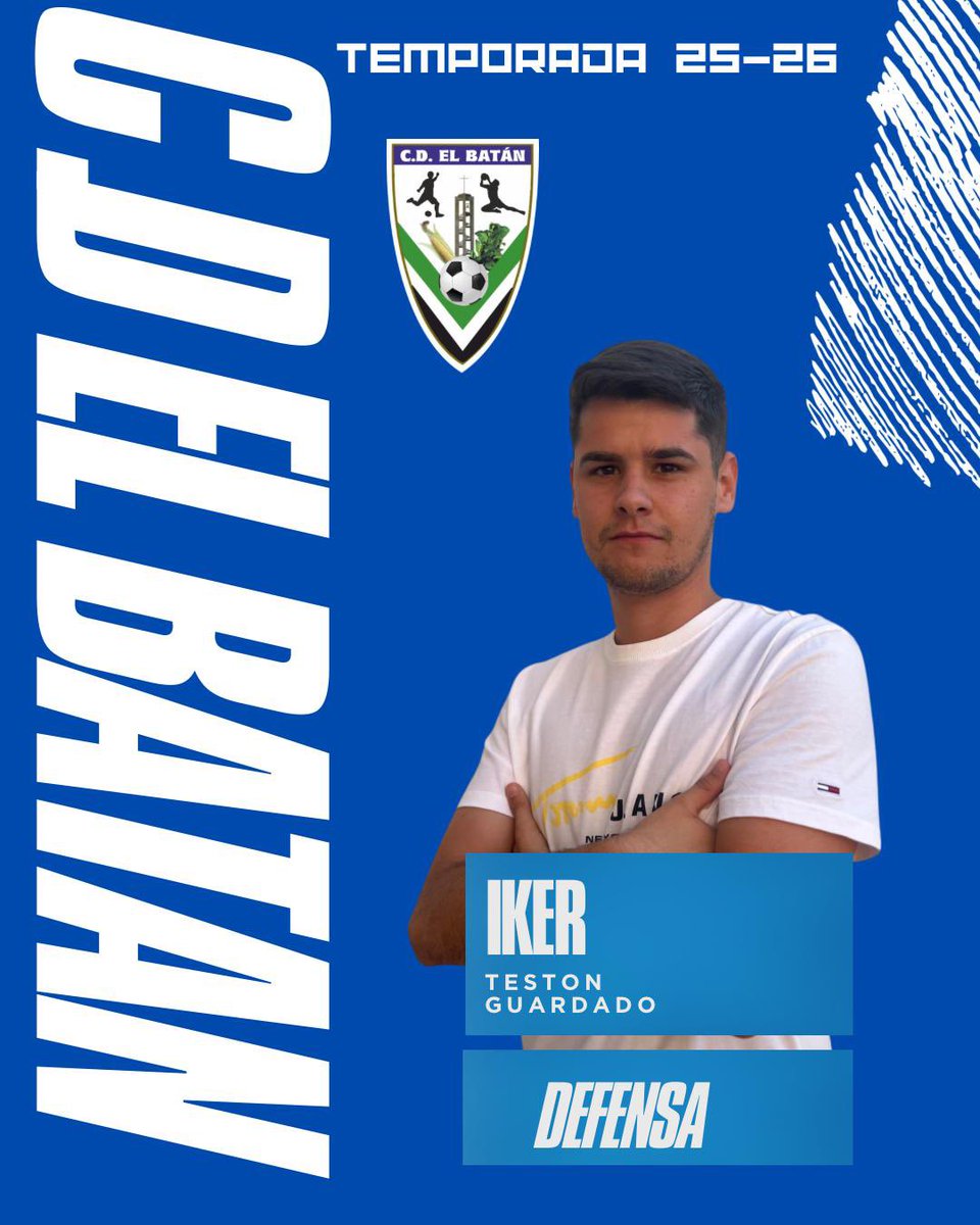 IKER TESTÓN GUARDADO

Central jovén de gran proyección que llega al equipo a dar todo lo que tiene, que no es poco.

Carácter, polivalencia y buena salida de balón son algunas de sus cualidades.

Bienvenido Iker!!