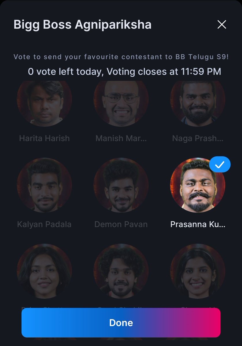 bengaluruboy8's tweet image. Going with #PrasannaKumar for today.
#BiggBossTelugu9 #Agnipariksha
