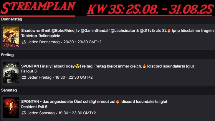 darKFireConny's tweet photo. #stream #twitch #gaming #justchatting #penandpaper #shadowrun6 mit @GaminGandalf @lachsinator & BoborhinoTV #fallout3 #Fallout #rpg #adventure #ResidentEvil5 #ResidentEvil #horror #shooter
https://t.co/OltobSlW0o https://t.co/dKyWXLxIcX