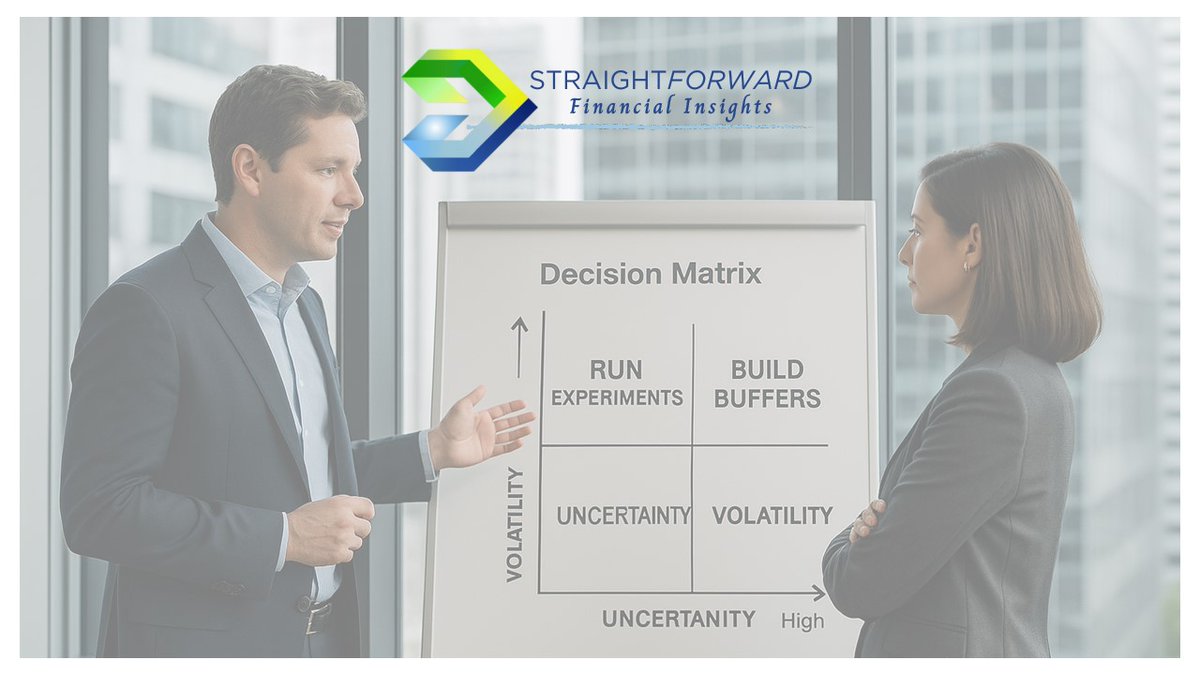 Uncertainty and volatility aren't the same — and treating them like they are could cost you.

Too many owners freeze when things feel chaotic.
Others overreact — slashing budgets, cutting staff, or burning cash — without knowing what’s really happening.

Here’s what our