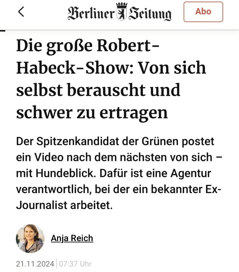 <a href="/PaulaPiechotta/">Dr. Paula Piechotta MdB - auch auf Bluesky</a> Quatsch ❗ 
Habeck ❗👇