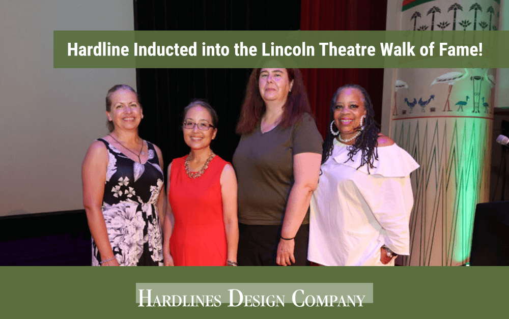Hardlines Design (@hardlinesdesign) on Twitter photo This past July, Hardlines Design Company joined the <a href="/Lincoln_Theatre/">Lincoln Theatre Columbus</a> Walk of Fame alongside artist Elijah Pierce and architecture firm <a href="/MoodyNolan/">Moody Nolan</a>.
It was a night of celebration — now we’re looking forward to collaborating on a book for the theatre’s 100th anniversary in 2028! This past July, Hardlines Design Company joined the <a href="/Lincoln_Theatre/">Lincoln Theatre Columbus</a> Walk of Fame alongside artist Elijah Pierce and architecture firm <a href="/MoodyNolan/">Moody Nolan</a>.
It was a night of celebration — now we’re looking forward to collaborating on a book for the theatre’s 100th anniversary in 2028!