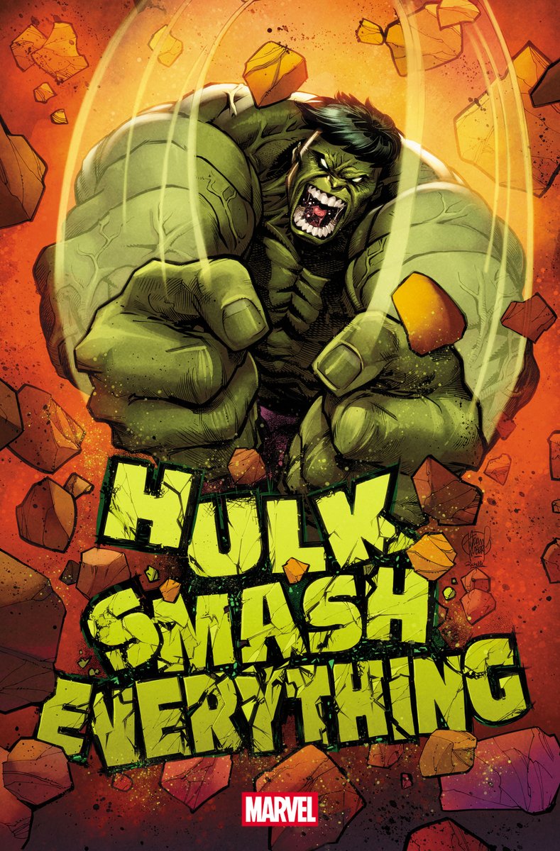 Hulk rampages across the Marvel Universe like never before in 'Hulk: Smash Everything,' a five-issue epic by Ryan North and Vincenzo Carratù coming this December. 

The series will be a true test of the Hulk’s power as he’s unleashed against everything nature has to offer,
