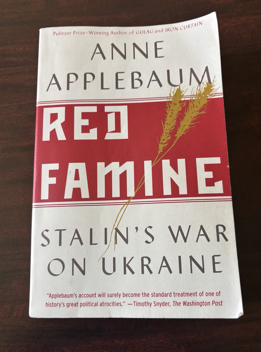 RepDonBacon's tweet image. I just finished this great book that showed how Stalin systematically &amp;amp;  intentionally starved to death 4 million Ukrainian peasants &amp;amp; murdered Ukraine’s intellectual elites. Putin shares Stalin’s disdain for Ukraine, &amp;amp; the Ukrainians know what living under Russian rule is like.