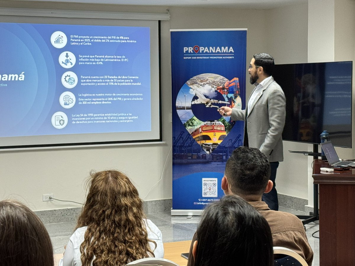 Nuestro segundo encuentro fue en Propanamá, la entidad que lidera la atracción de inversiones y la promoción internacional en Panamá .

Una reunión clave para nuestros empresarios, quienes recibieron información sobre incentivos y herramientas para llevar sus negocios más allá.