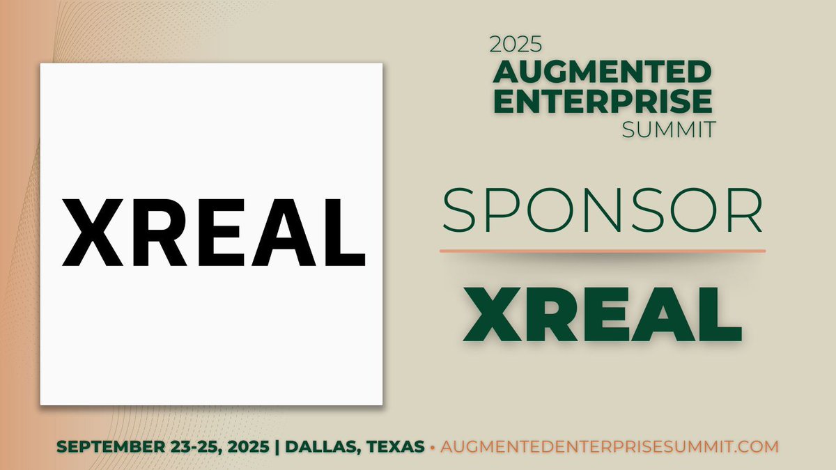 BrainXchange's tweet image. . @XREAL_Global is on a mission to bring #AugmentedReality to everyone. See for yourself how XREAL is making #spatialcomputing experiences accessible for everyone at #AugmentedEnterprise Sept 23-25, and try out XREAL devices like the XREAL One Pro. Learn more at…