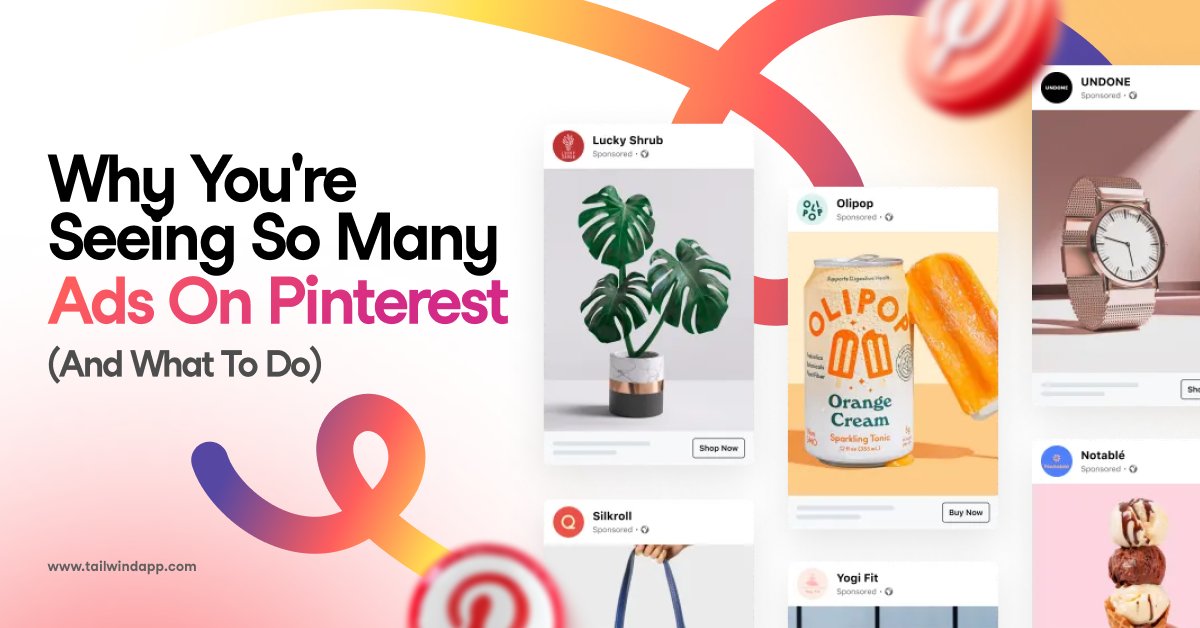 Noticing more ads on Pinterest? You're not alone. Ads are taking up more space on the platform and it's changing the way businesses reach their audience. Read the full blog post to see what this shift means for your marketing strategy. tailwindapp.com/blog/why-youre…