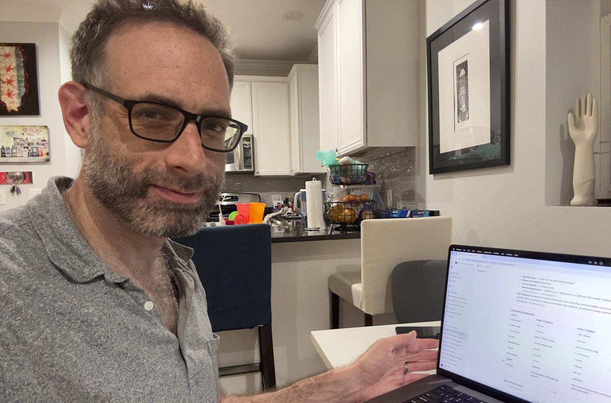 TMWSwarfblog's tweet image. Do you use AI at home, at work, or both?

This week on I Learned It On a Podcast, Noah shares his experience using Claude for everything - from research to work correspondence. Listen &amp;amp; Watch the show &amp;gt;&amp;gt; todaysmachiningworld.com/i-asked-ai-eve…

#ai #articificialintelligence #chatgpt #manicmonday