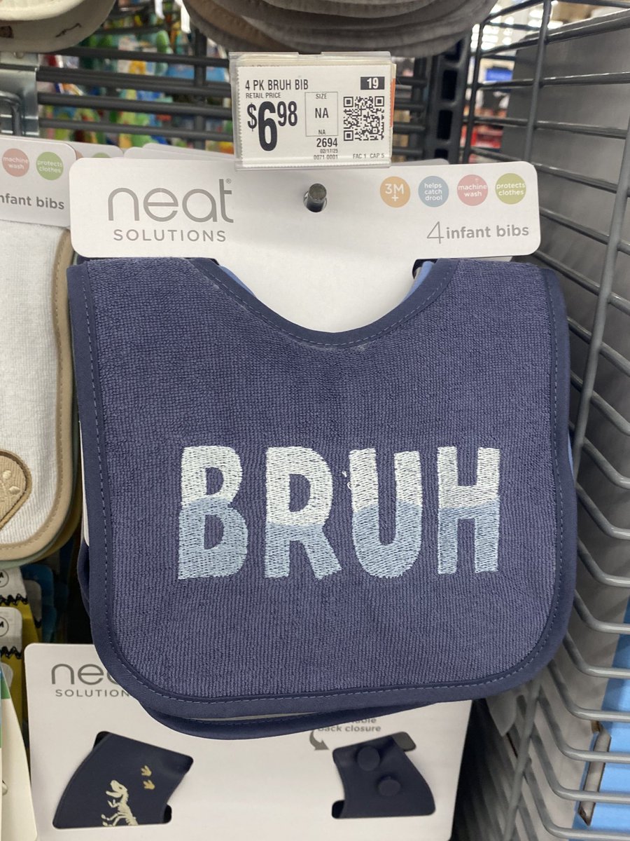 awesome bib for my worthless chud son